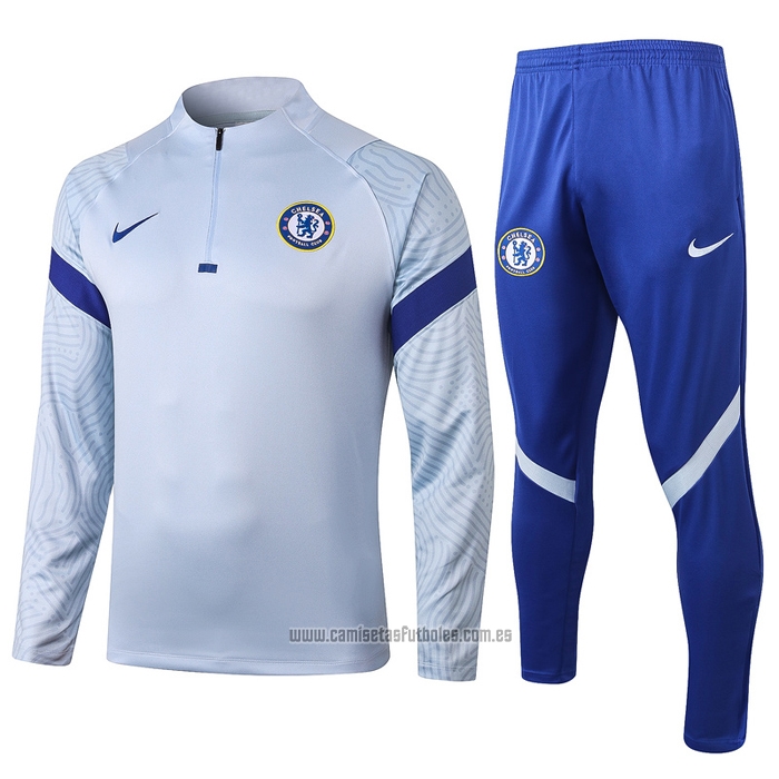 Chandal de Sudadera del Chelsea 2020-2021 Azul